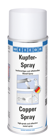 WEICON Kupfer-Spray | Schutz und optische Aufwertung von Metallteilen | 400 ml
